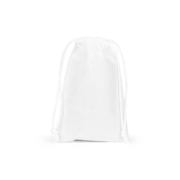 Sacochila pequena personalizada em non-woven (60 g/m²) termo-selada