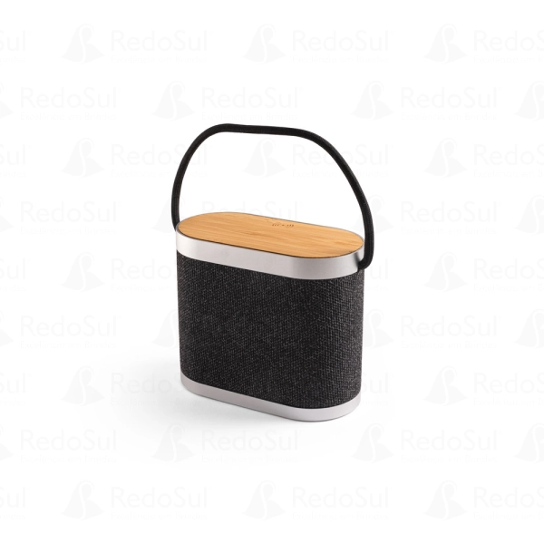 Caixa de som Personalizada de Bambu 15W com carregador wireless super-rápido Caixa de som Personalizada de Bambu 15W com carregador wireless super-rápido