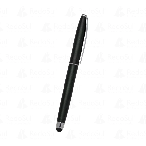 Caneta Personalizada com Ponteira Touch Screen Plástica