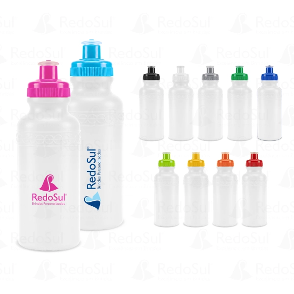 Squeeze personalizado com Corpo Branco 500 ml Squeeze personalizado com Corpo Branco 500 ml