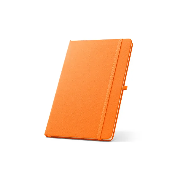 Caderno personalizado de capa dura em poliéster totalmente reciclado