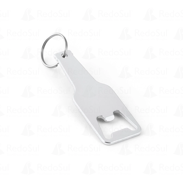 Chaveiro Abridor de Garrafas de Alumínio Personalizado