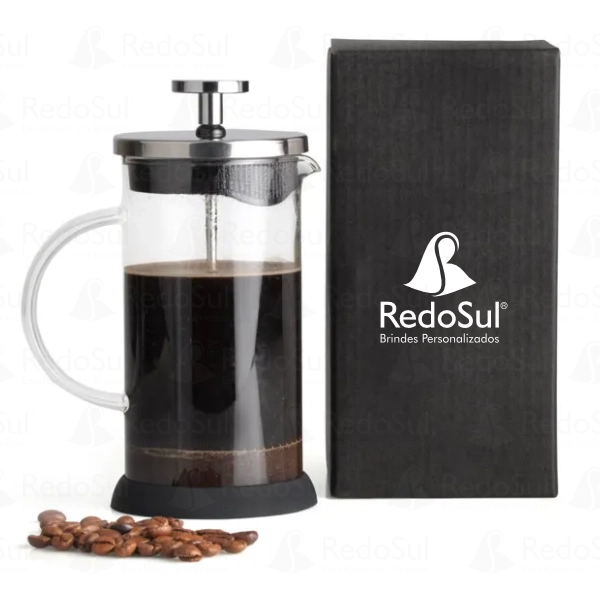 Cafeteira Francesa personalizada em vidro de 350 ml Cafeteira Francesa personalizada em vidro de 350 ml