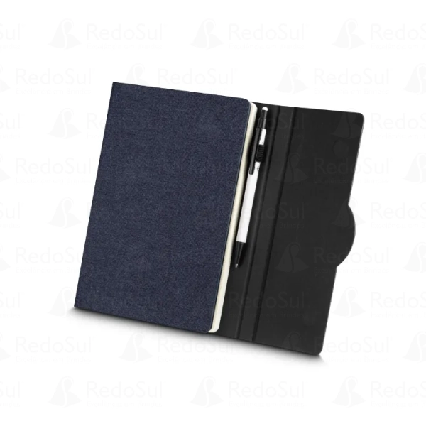 Caderno de Anotações ecológico em RPET Tamanho 21 x 16 cm