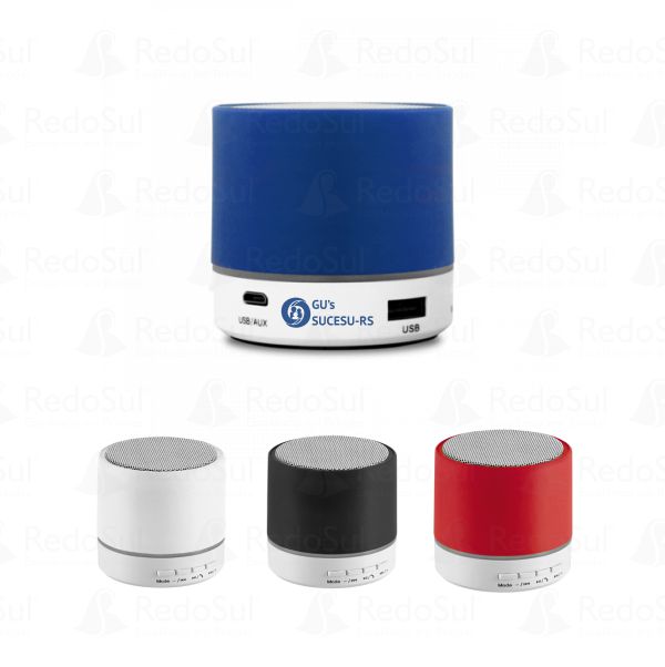 Caixa de Som com Microfone e Bluetooth