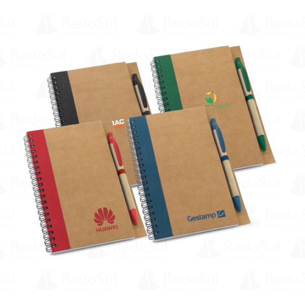 RD 93715-Caderno Ecológico Personalizado 17,7 x 13 cm