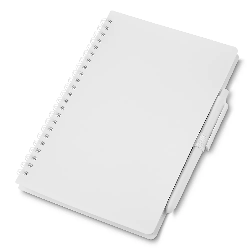 Caderno personalizado 21 x 14 cm misto com suporte