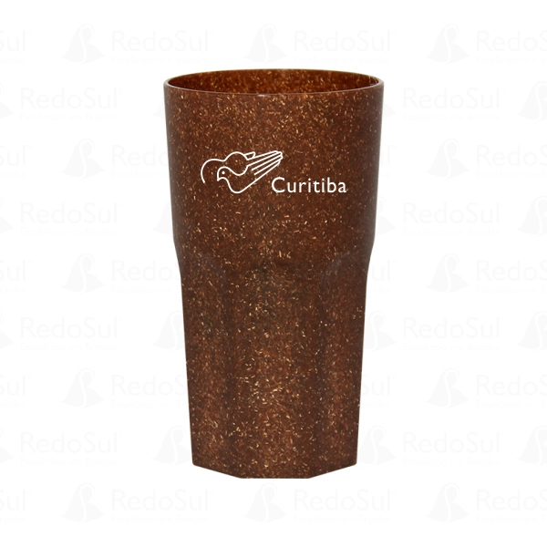 Copo Ecológico Personalizado em Fibra de Coco 380 ml
