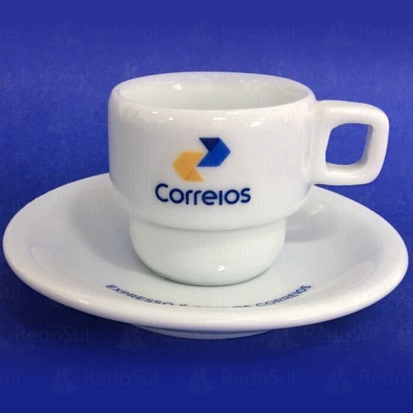 Xícara de porcelana personalizada 75 ml