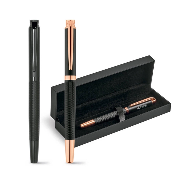 RD 81147-Caneta metal personalizado roller com estojo RD 81147-Caneta metal personalizado roller com estojo