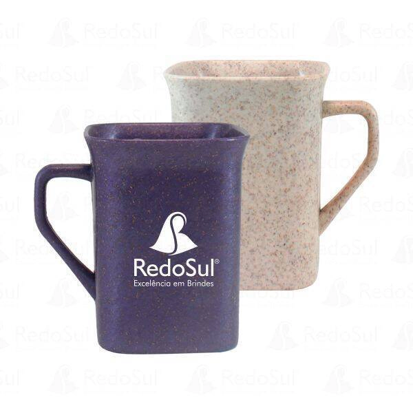 Caneca Quadrada Personalizada Green Colors 250 ml fibra
