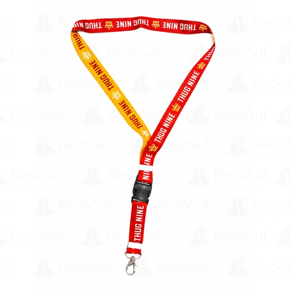 Cordão Personalizado com trava de mochila