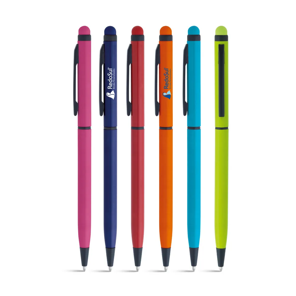 Caneta Metálica Personalizada com Ponta Touch Screen