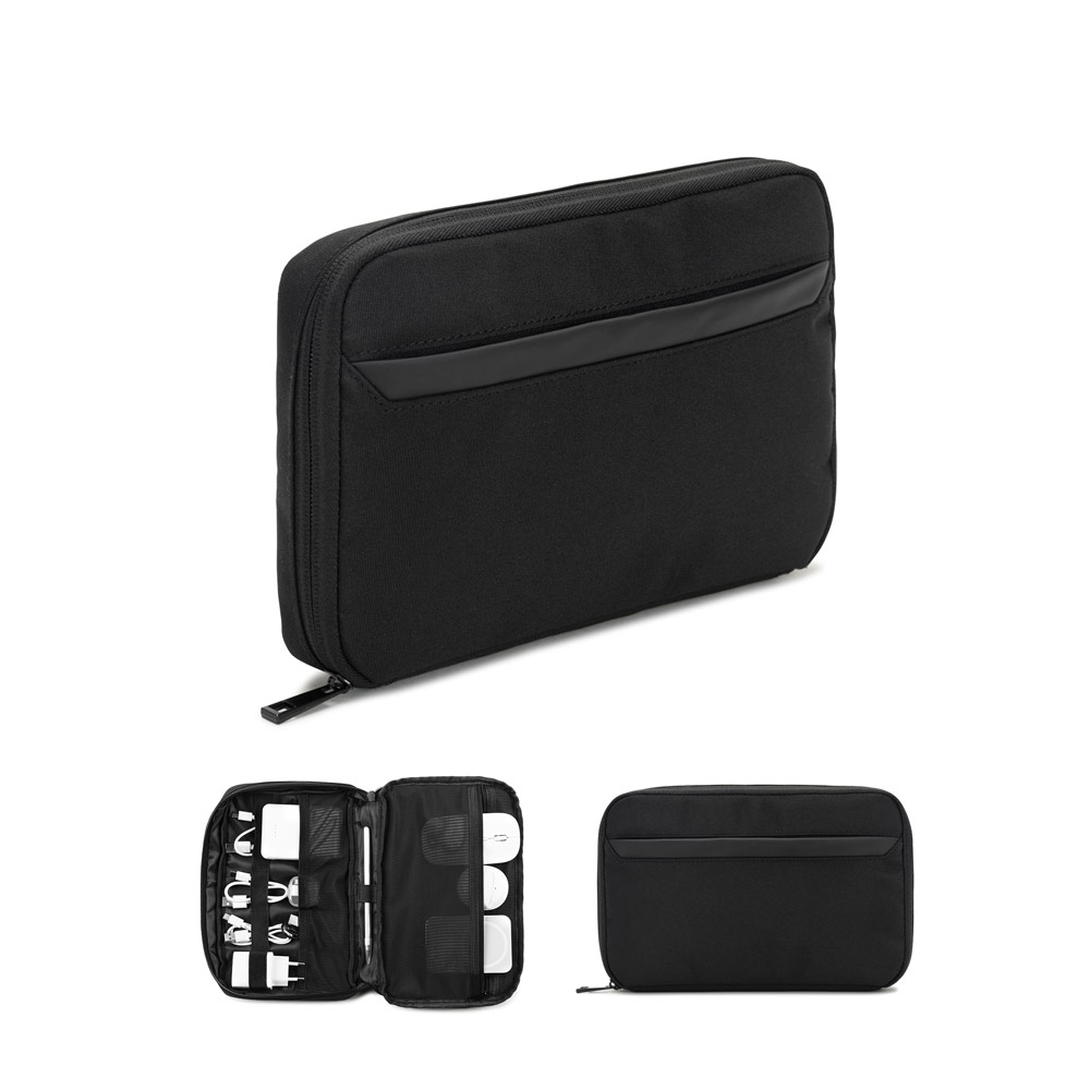 Bolsa organizadora  personalizada espaçosa para acessórios tecnológicos