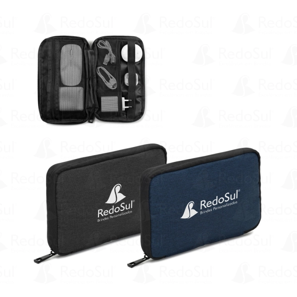 Bolsa personalizada para acessórios tecnológicos