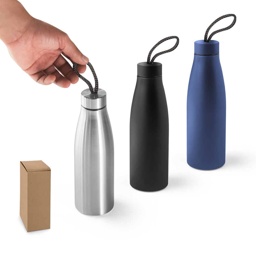 RD 94271-Squeeze personalizado em aço inox reciclado RD 94271-Squeeze personalizado em aço inox reciclado