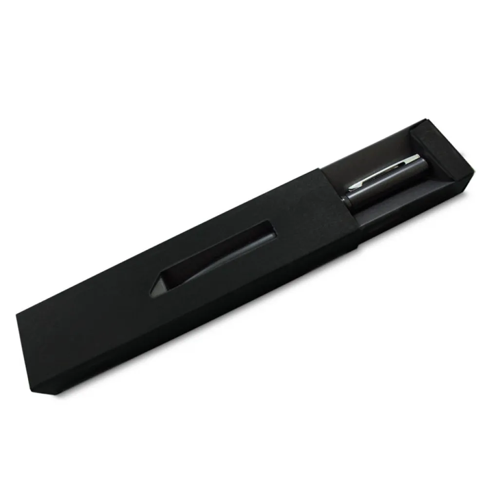Estojo para caneta em papelão preto